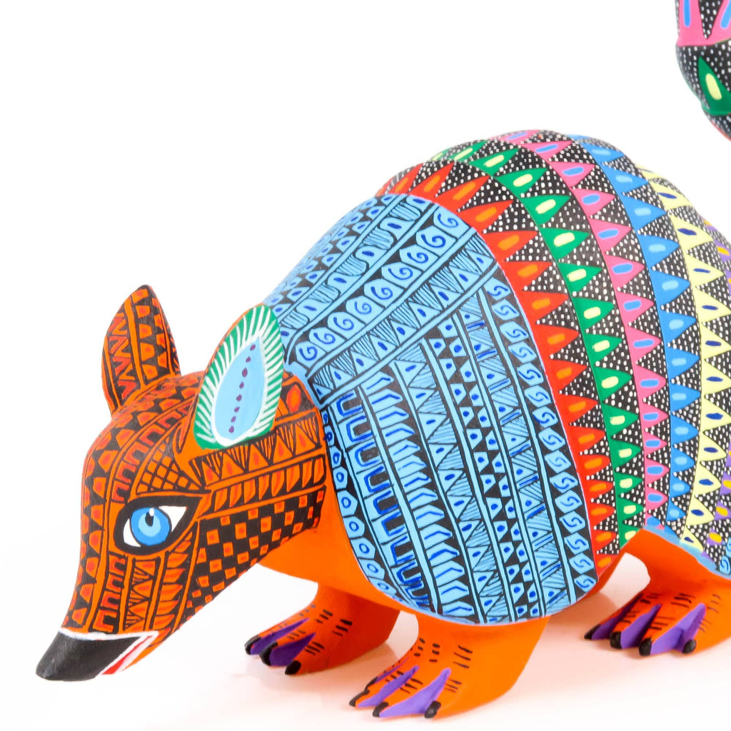 Fabulous Armadillo - Oaxacan Alebrije Wood Carving – VivaMexico
