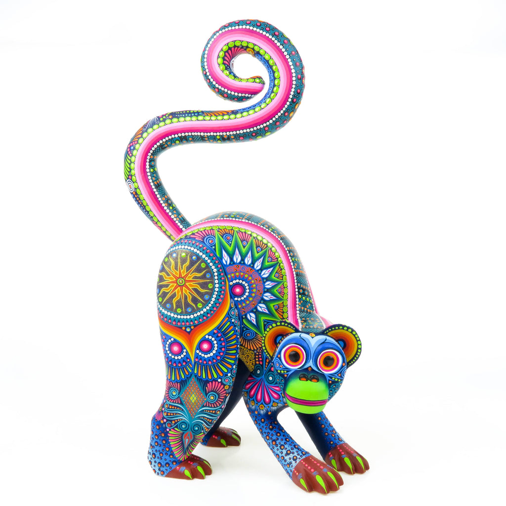 MONKEY MARK フルーツ・パラシュート グラフィックアート A1サイズ Fabulous Monkey - Oaxacan Alebrije Wood Carving – VivaMexico.com