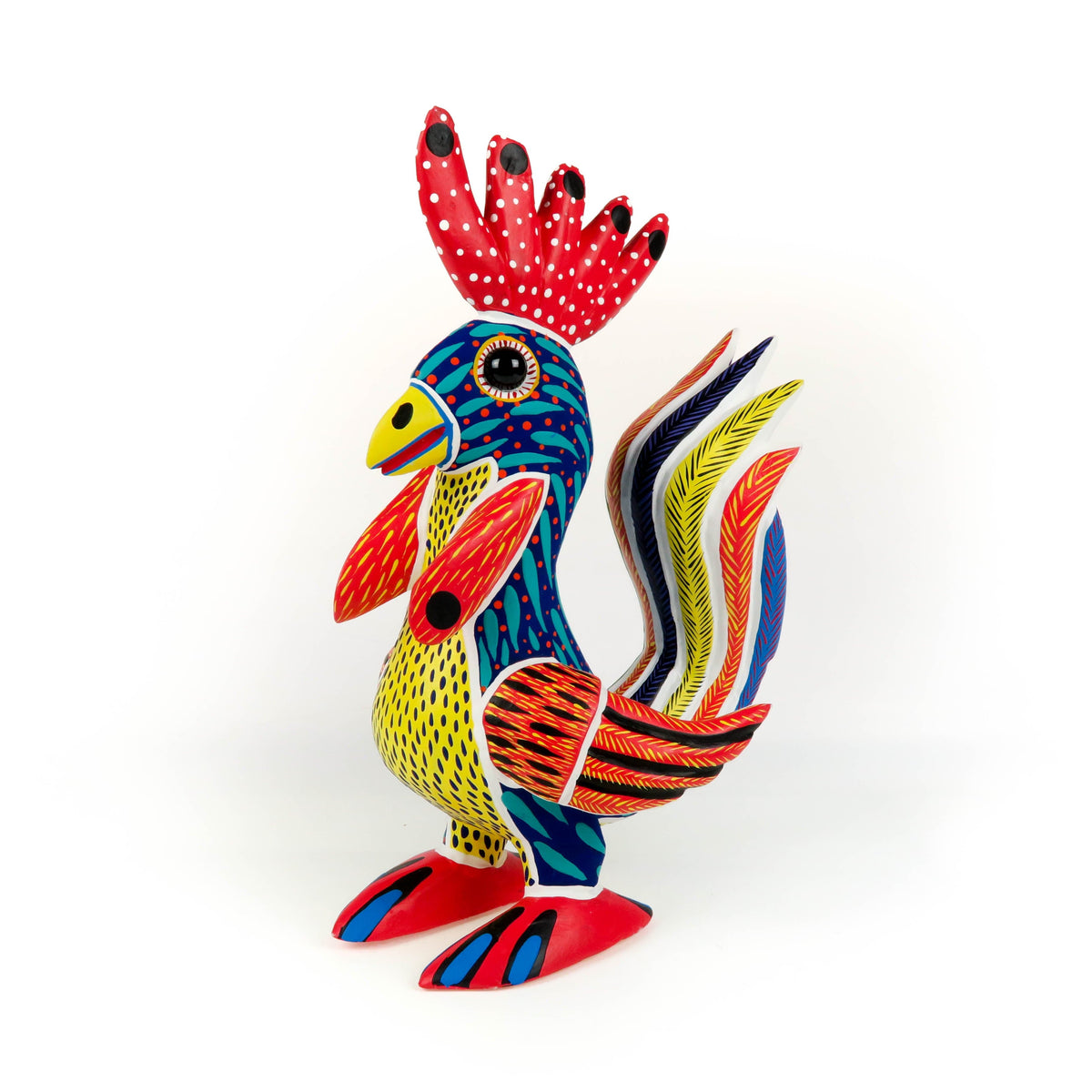 Fabulous Rooster - Oaxacan Alebrije Wood Carving – VivaMexico.com ...