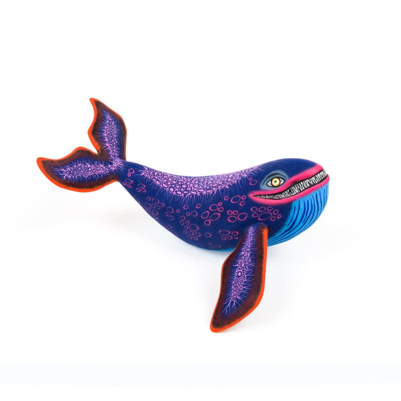 Fabulous Whale - Oaxacan Alebrije Wood Carving – VivaMexico.com