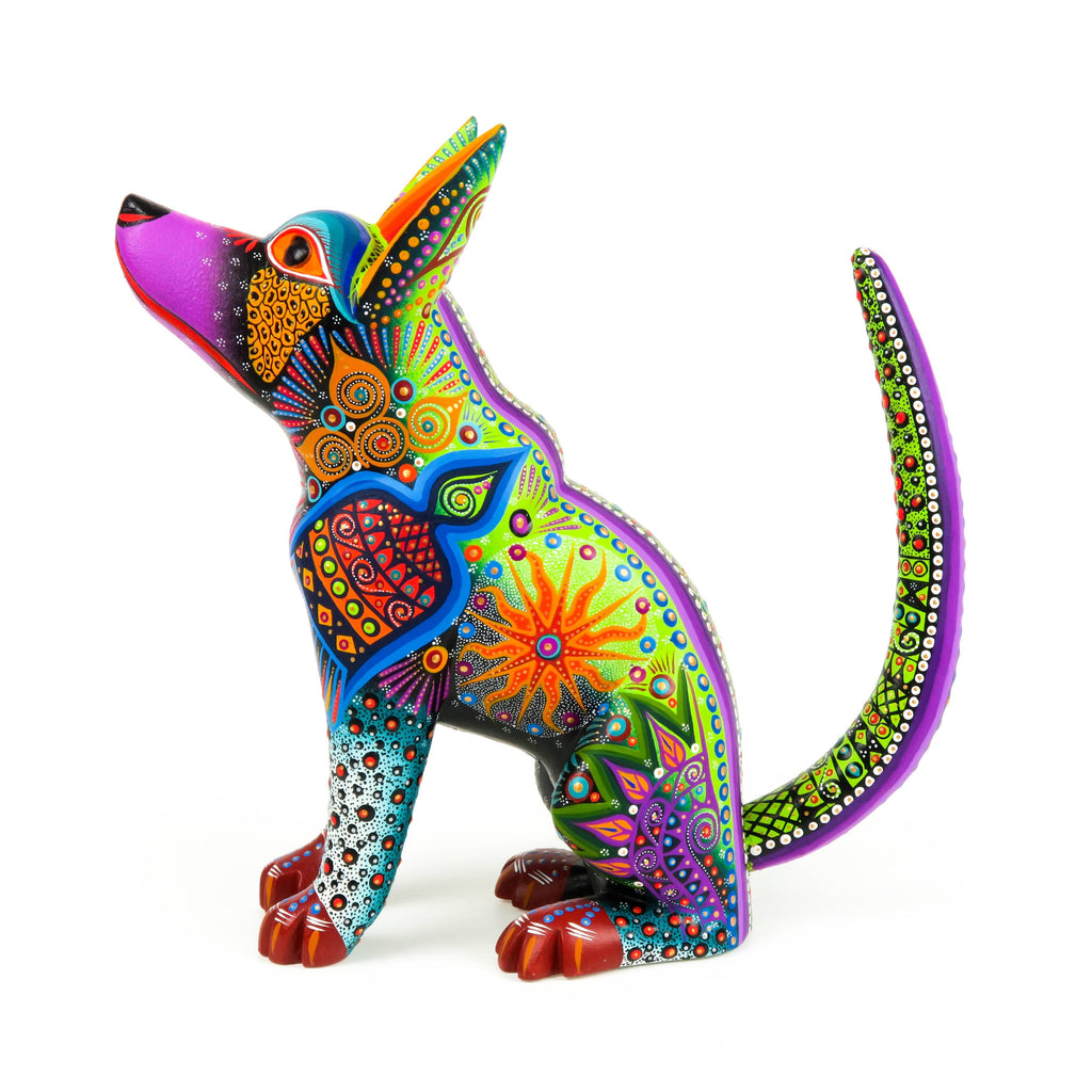 Fantastic Dog - Oaxacan Alebrije Wood Carving – VivaMexico.com