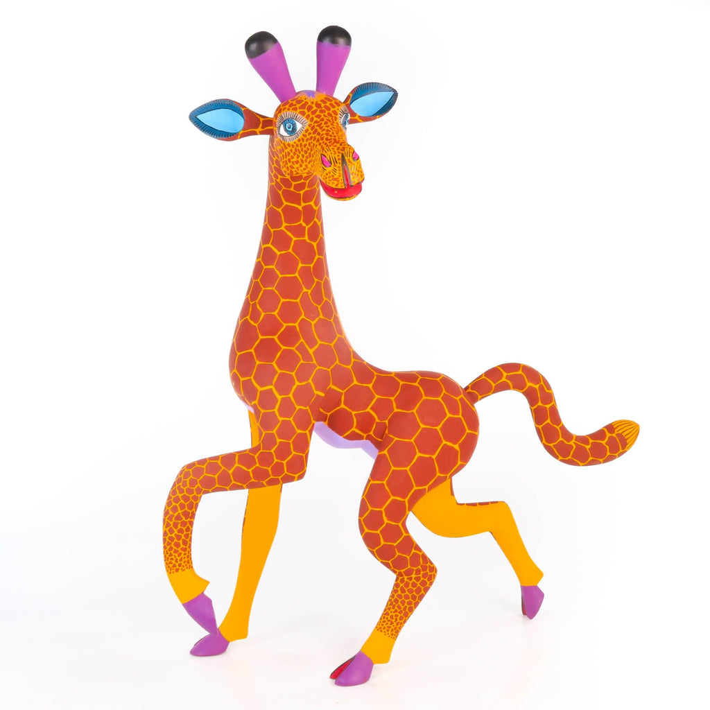 Handcrafted Ceramic Giraffe buy Alebrije