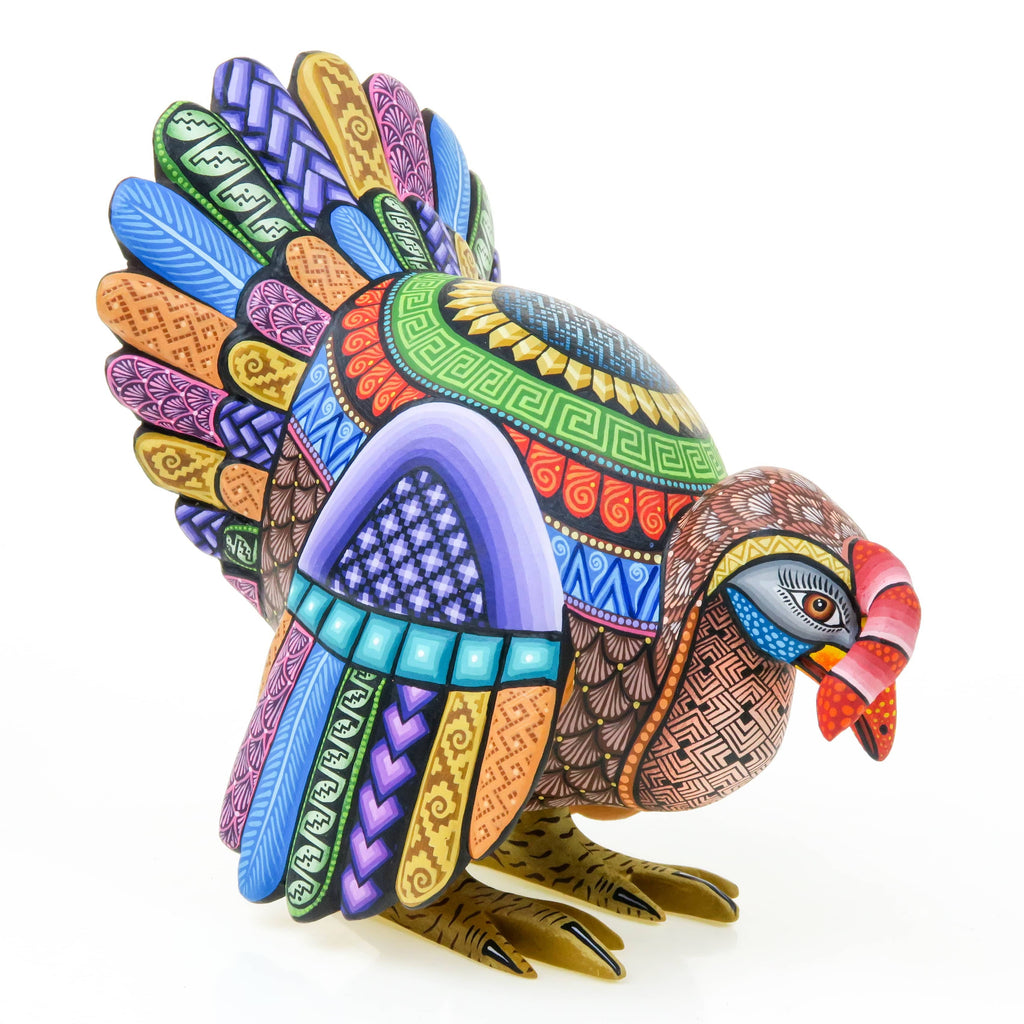 Fantastic Turkey - Oaxacan Alebrije Wood Carving – VivaMexico.com