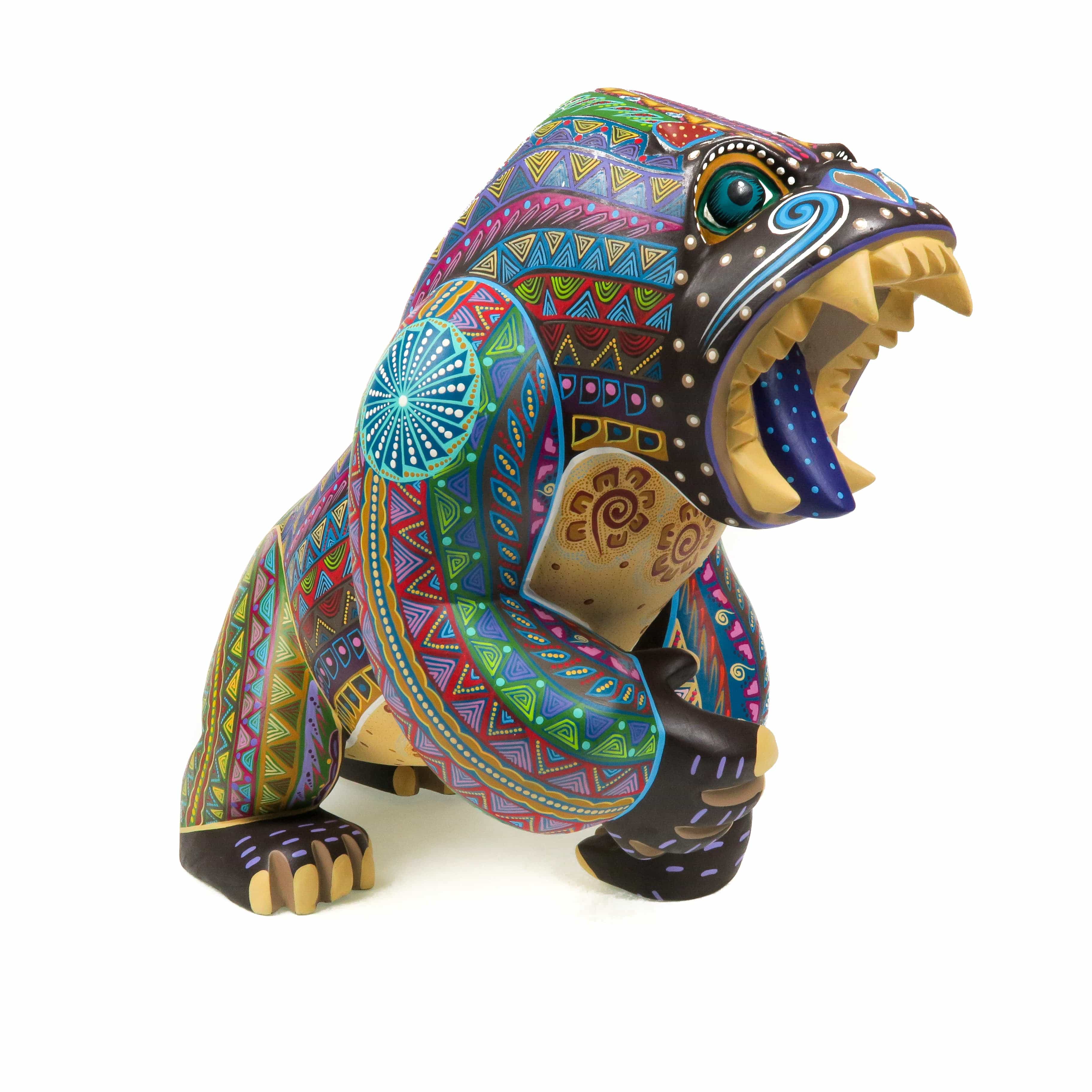 Fierce Gorilla - Oaxacan Alebrije Wood Carving – VivaMexico.com