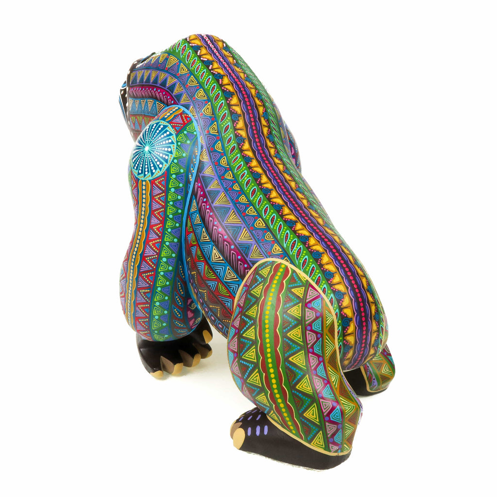 Fierce Gorilla - Oaxacan Alebrije Wood Carving – VivaMexico.com