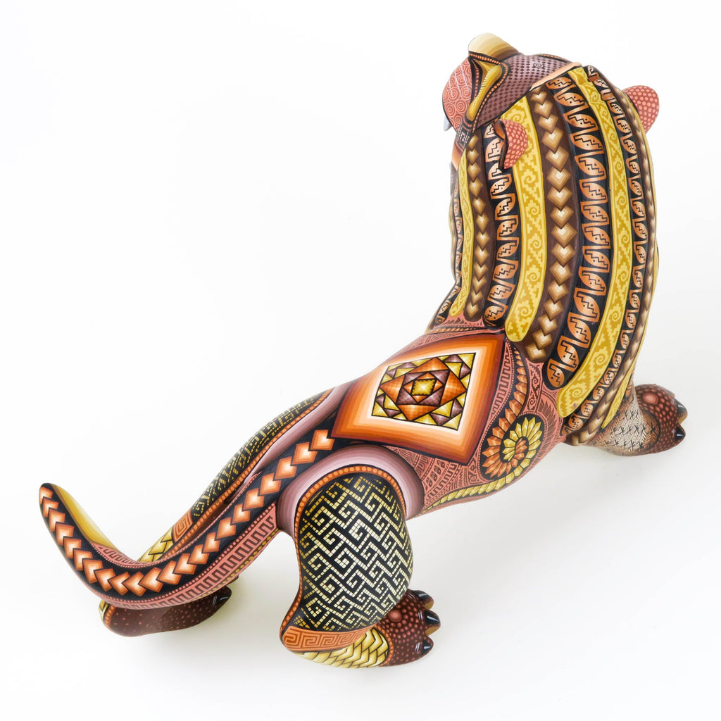 Fierce Lion - Oaxacan Alebrije Wood Carving – VivaMexico.com