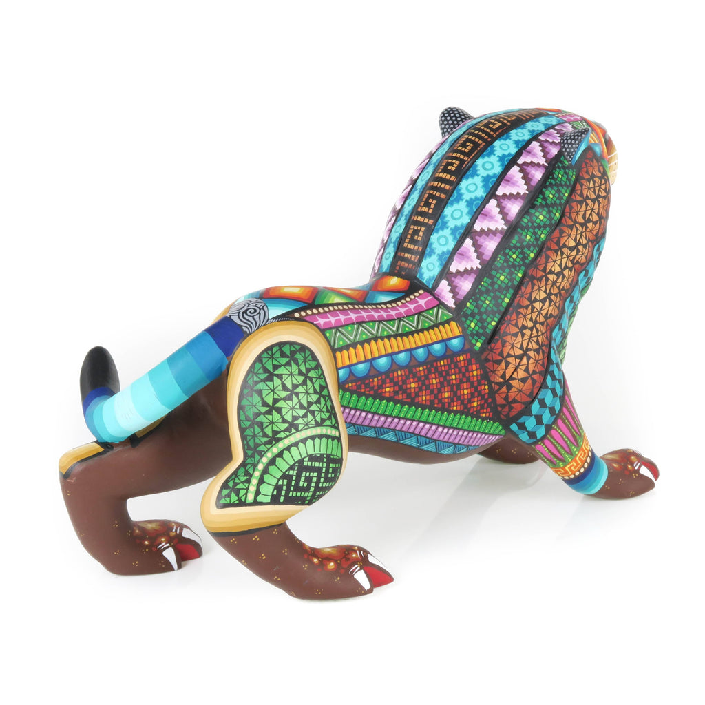 Fierce Lion - Oaxacan Alebrije Wood Carving – VivaMexico.com
