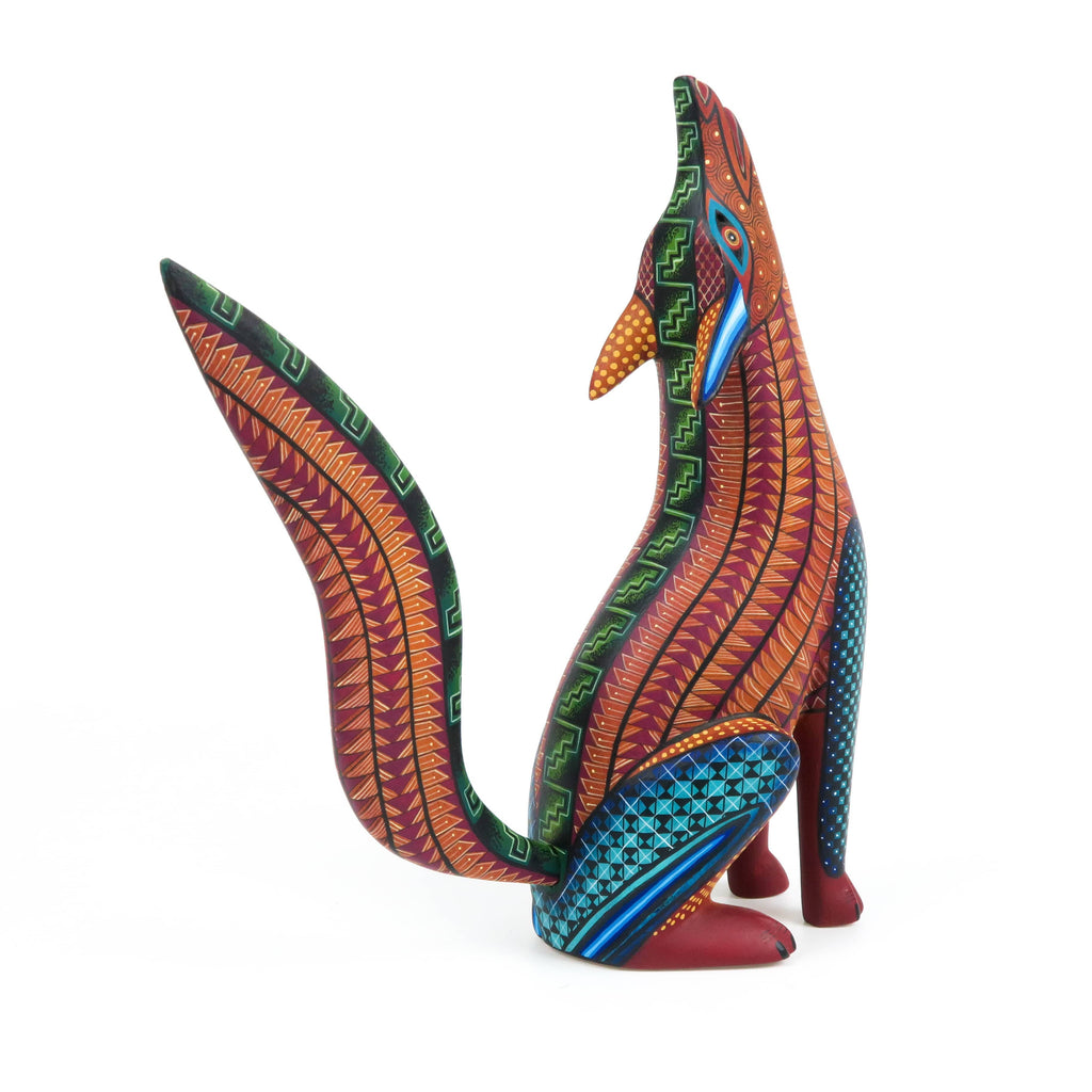 Fine Coyote - Oaxacan Alebrije Wood Carving – VivaMexico.com