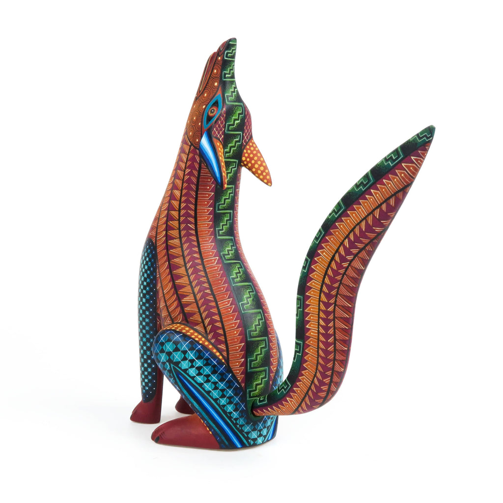Fine Coyote - Oaxacan Alebrije Wood Carving – VivaMexico.com