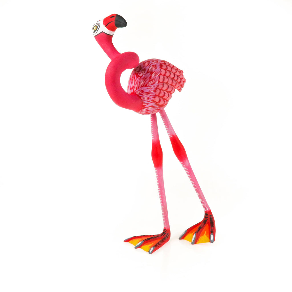 Flamingo - Oaxacan Alebrije Wood Carving – VivaMexico.com