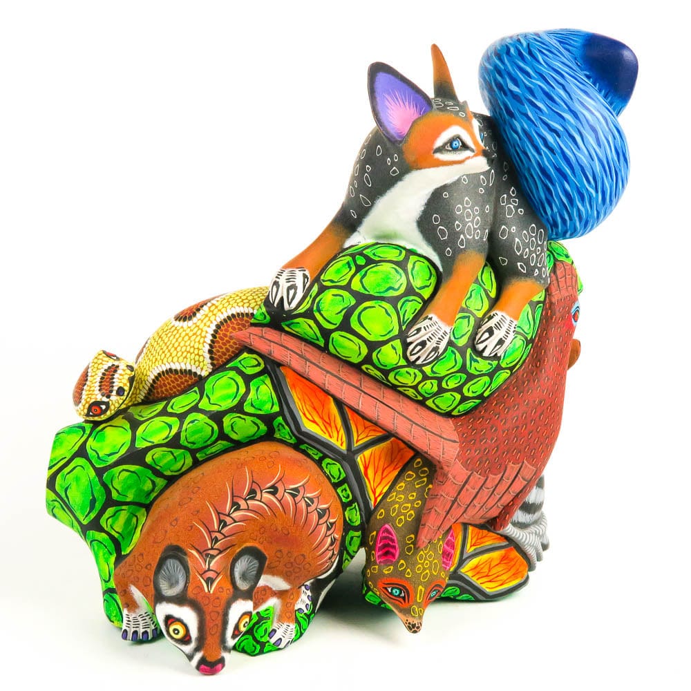 Fox, Bat, Snake, Roadrunner, Tarsier, Coyote - Oaxacan Alebrije
