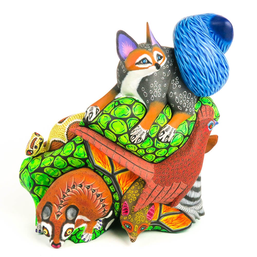 Fox, Bat, Snake, Roadrunner, Tarsier, Coyote - Oaxacan Alebrije