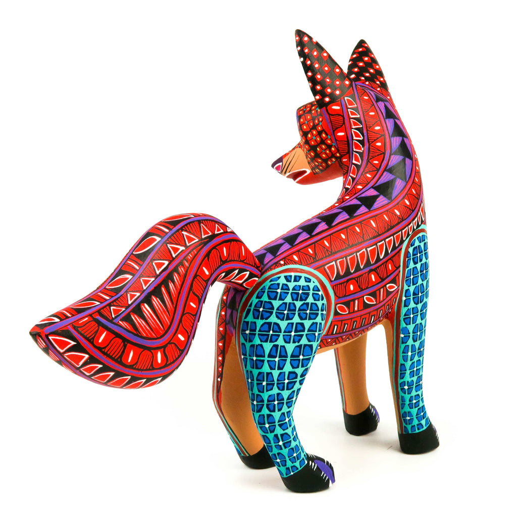 Fox - Oaxacan Alebrije Wood Carving – VivaMexico.com - Mexican Art