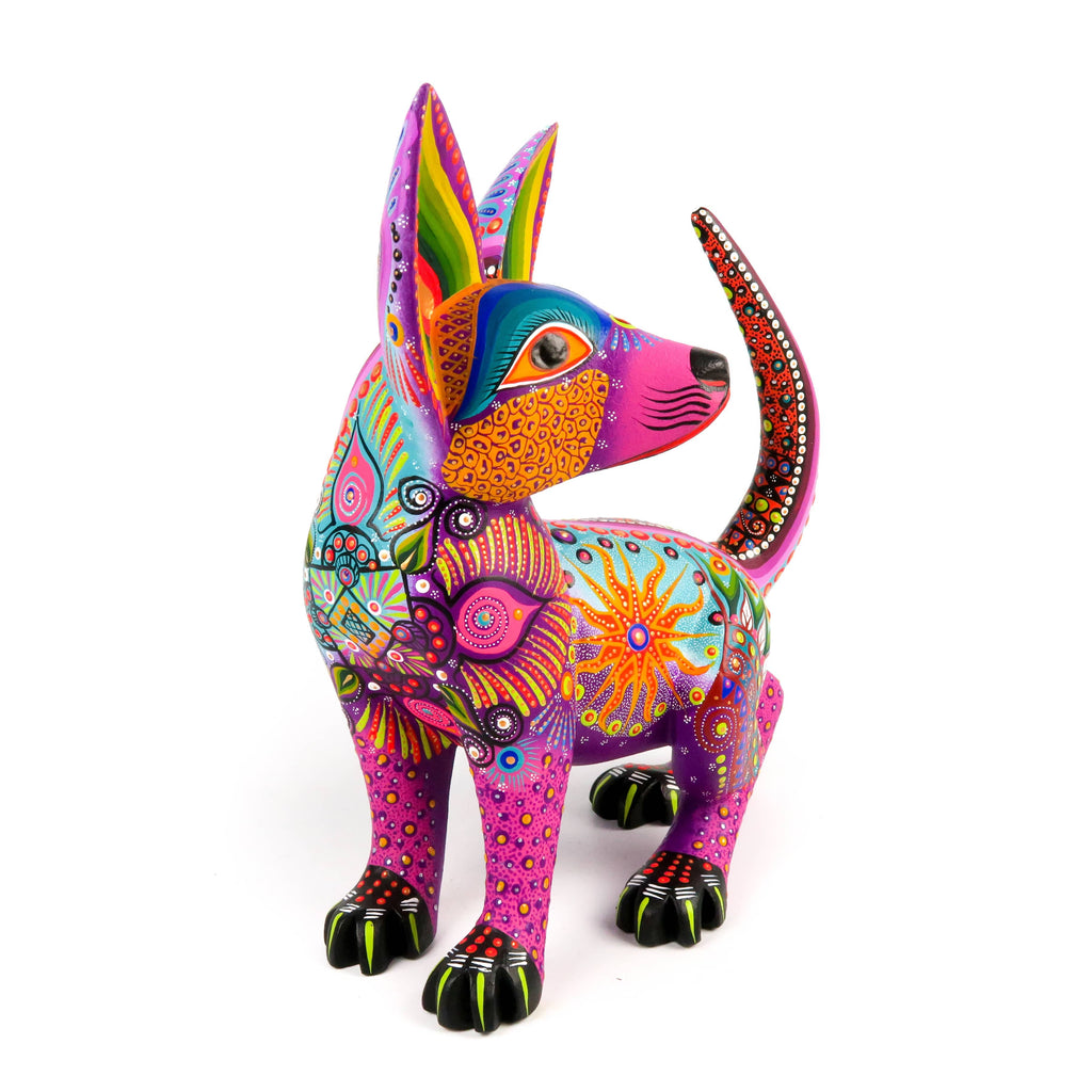 Fox - Oaxacan Alebrije Wood Carving Mexican Folk Art Sculpture
