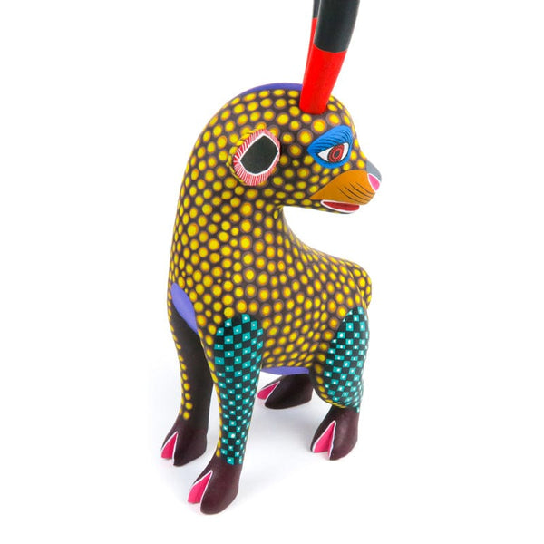 Shy Gazelle - Oaxacan Alebrije Wood Carving www.VivaMexico.com