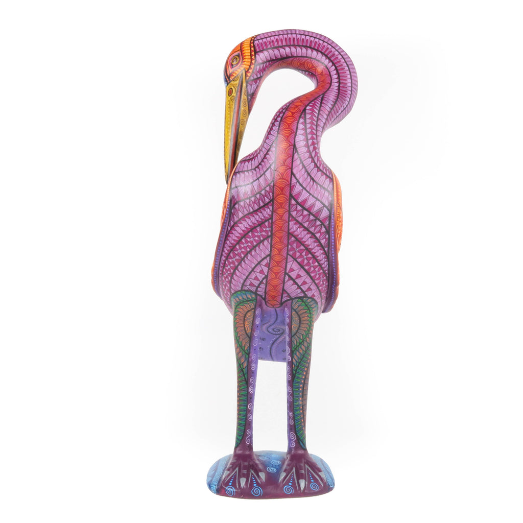 Gorgeous Heron - Oaxacan Alebrije Wood Carving – VivaMexico.com