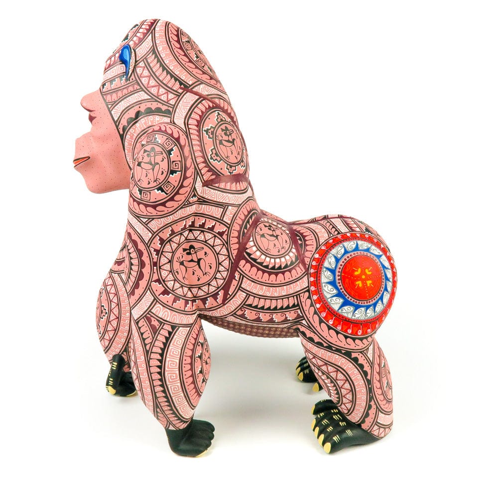 Gorilla - Oaxacan Alebrije Wood Carving – VivaMexico.com - Mexican Art