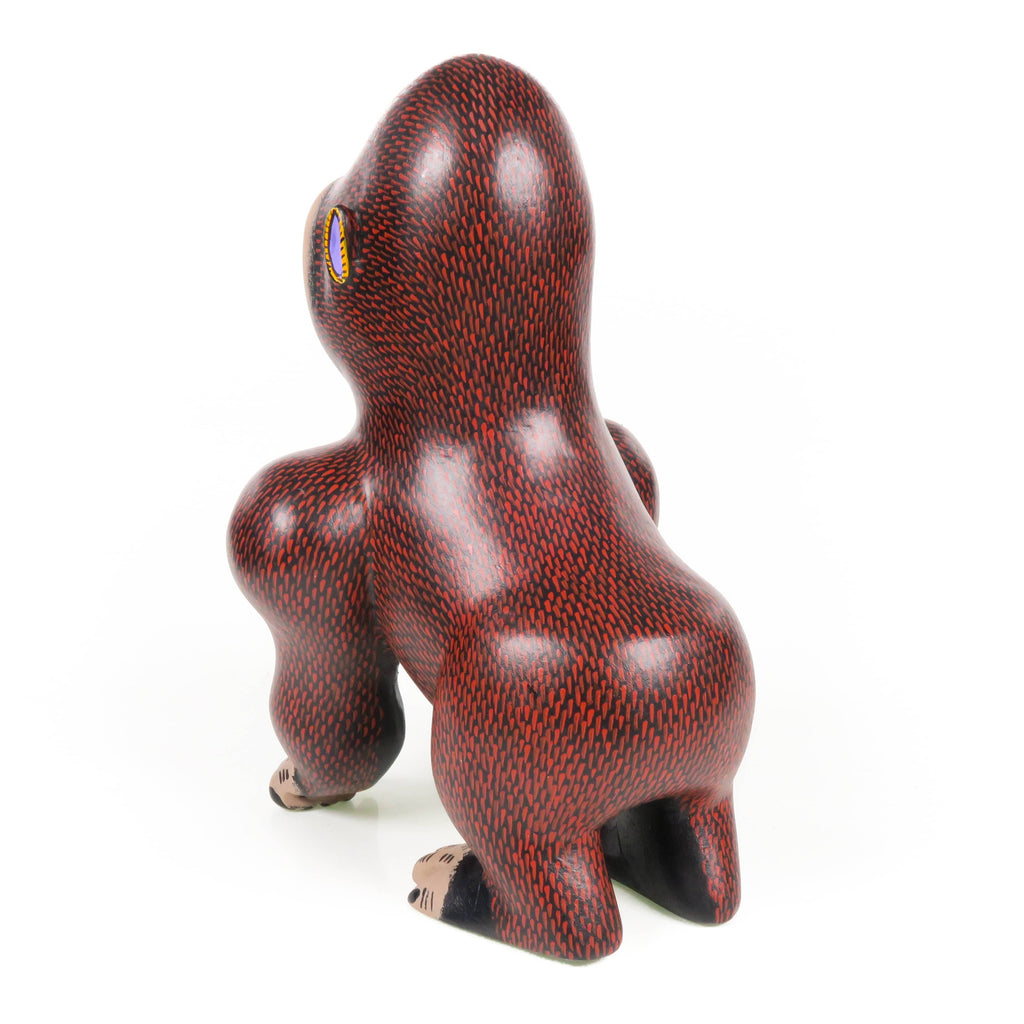 Gorilla - Oaxacan Alebrije Wood Carving – VivaMexico.com - Mexican Art