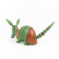 Green Armadillo - Oaxacan Alebrije Wood Carving – VivaMexico.com