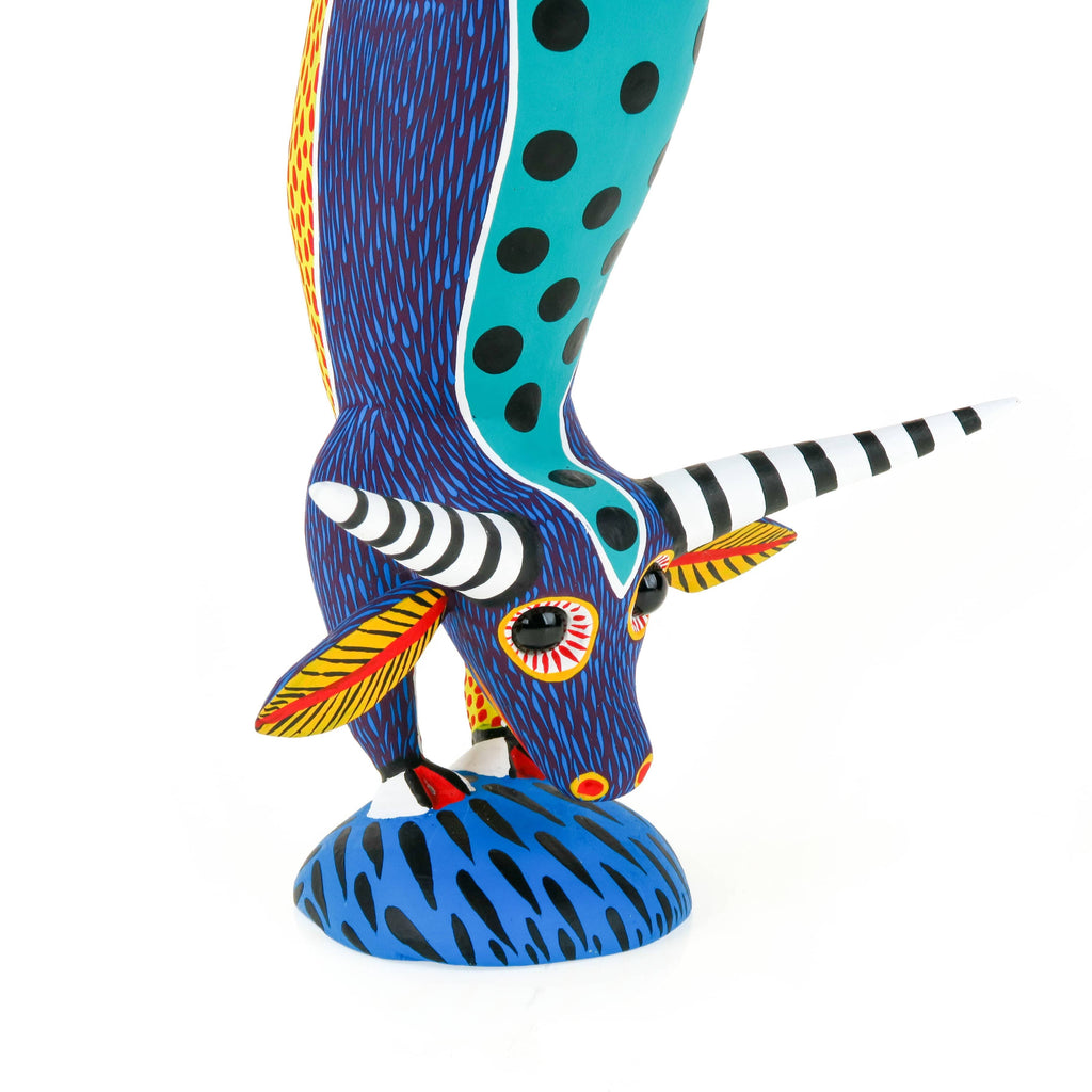 Handstand Bull - Oaxacan Alebrije Wood Carving – VivaMexico.com ...