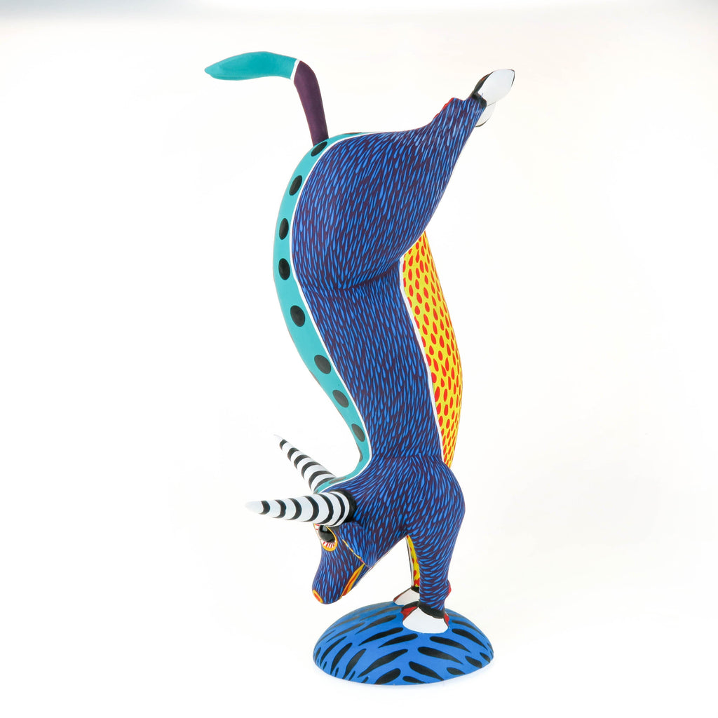 Handstand Bull - Oaxacan Alebrije Wood Carving – VivaMexico.com ...