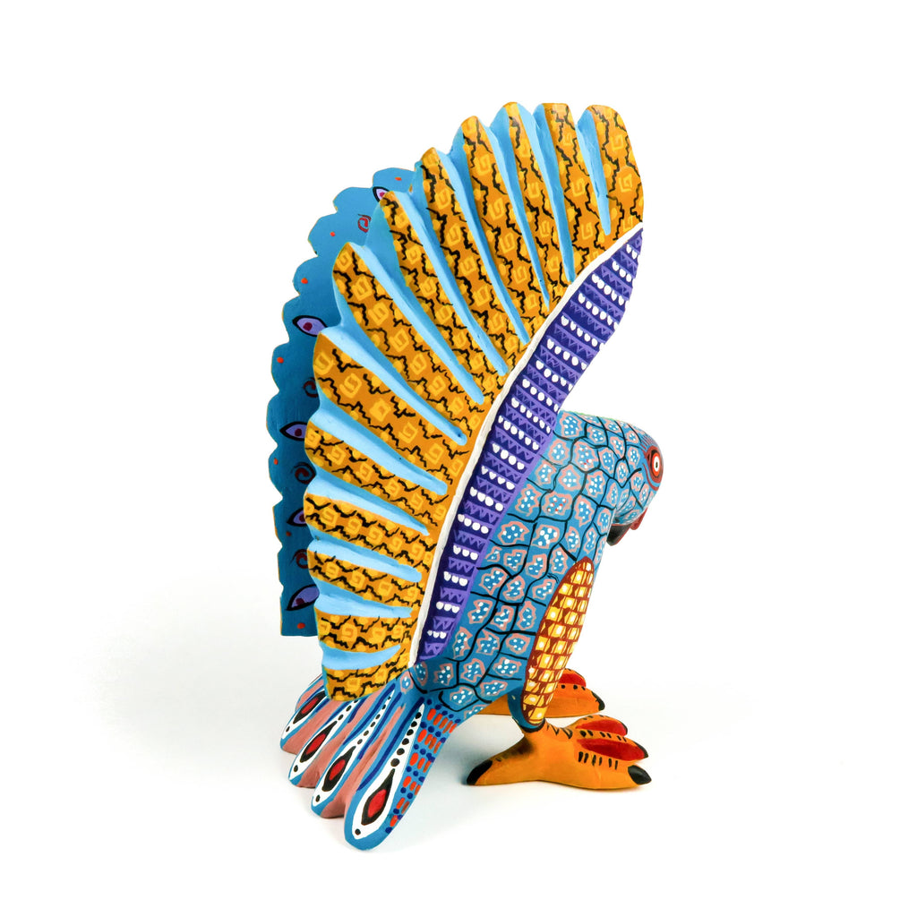 Hawk - Oaxacan Alebrije Wood Carving – VivaMexico.com - Mexican Art