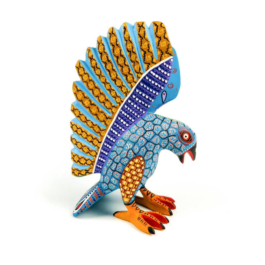 Hawk - Oaxacan Alebrije Wood Carving – VivaMexico.com - Mexican Art