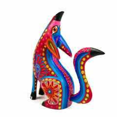 Howling Coyote - Oaxacan Alebrije Wood Carving – VivaMexico.com