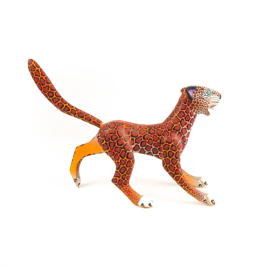 Jaguar - Oaxacan Alebrije Wood Carving – VivaMexico.com - Mexican Art