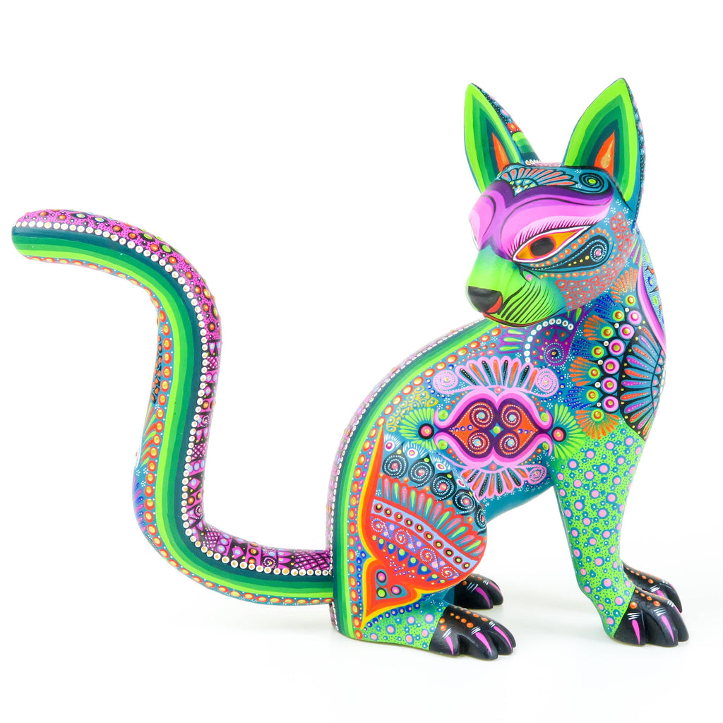 Jaguar - Oaxacan Alebrije Wood Carving – Vivamexico.com - Mexican Art