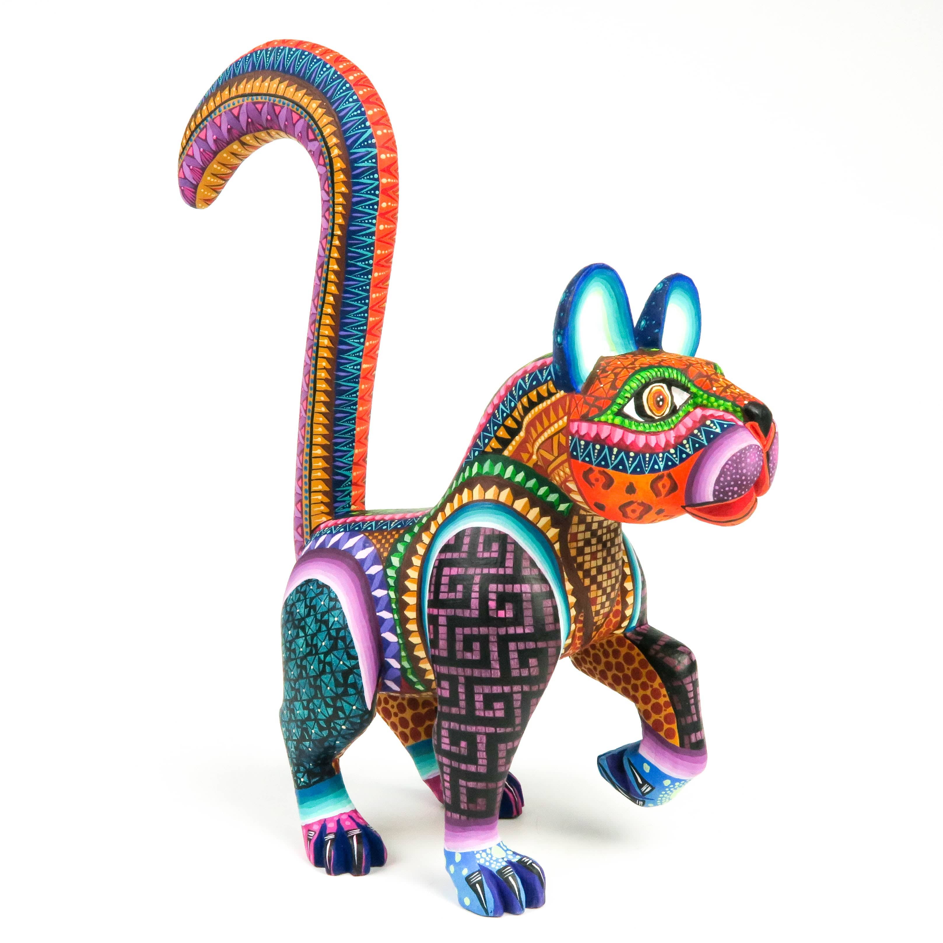 Jaguar - Oaxacan Alebrije Wood Carving - Jose Calvo & Magaly