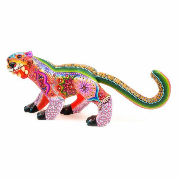 Black Jaguar - Oaxacan Alebrije Wood Carving www.VivaMexico.com