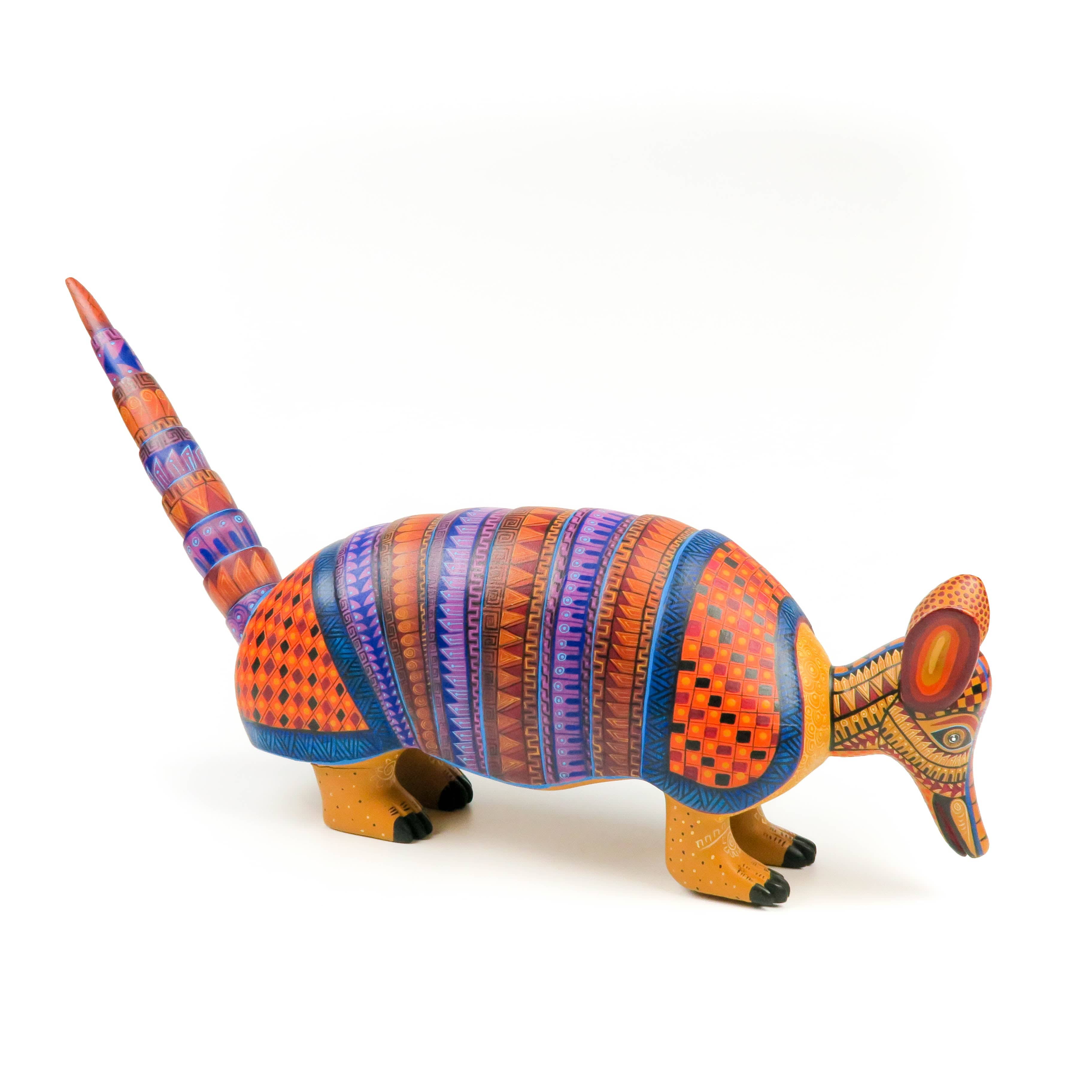 Large Armadillo - Oaxacan Alebrije Wood Carving