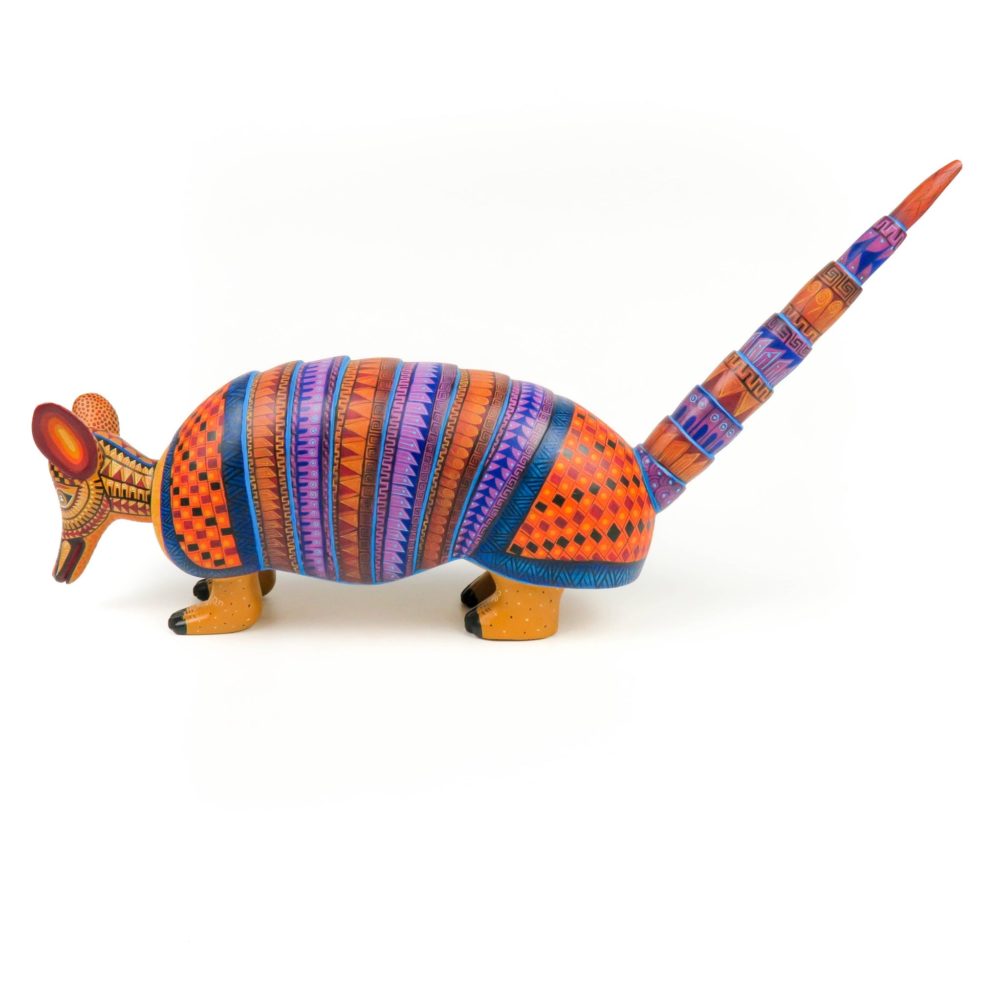 Large Armadillo - Oaxacan Alebrije Wood Carving – VivaMexico.com ...