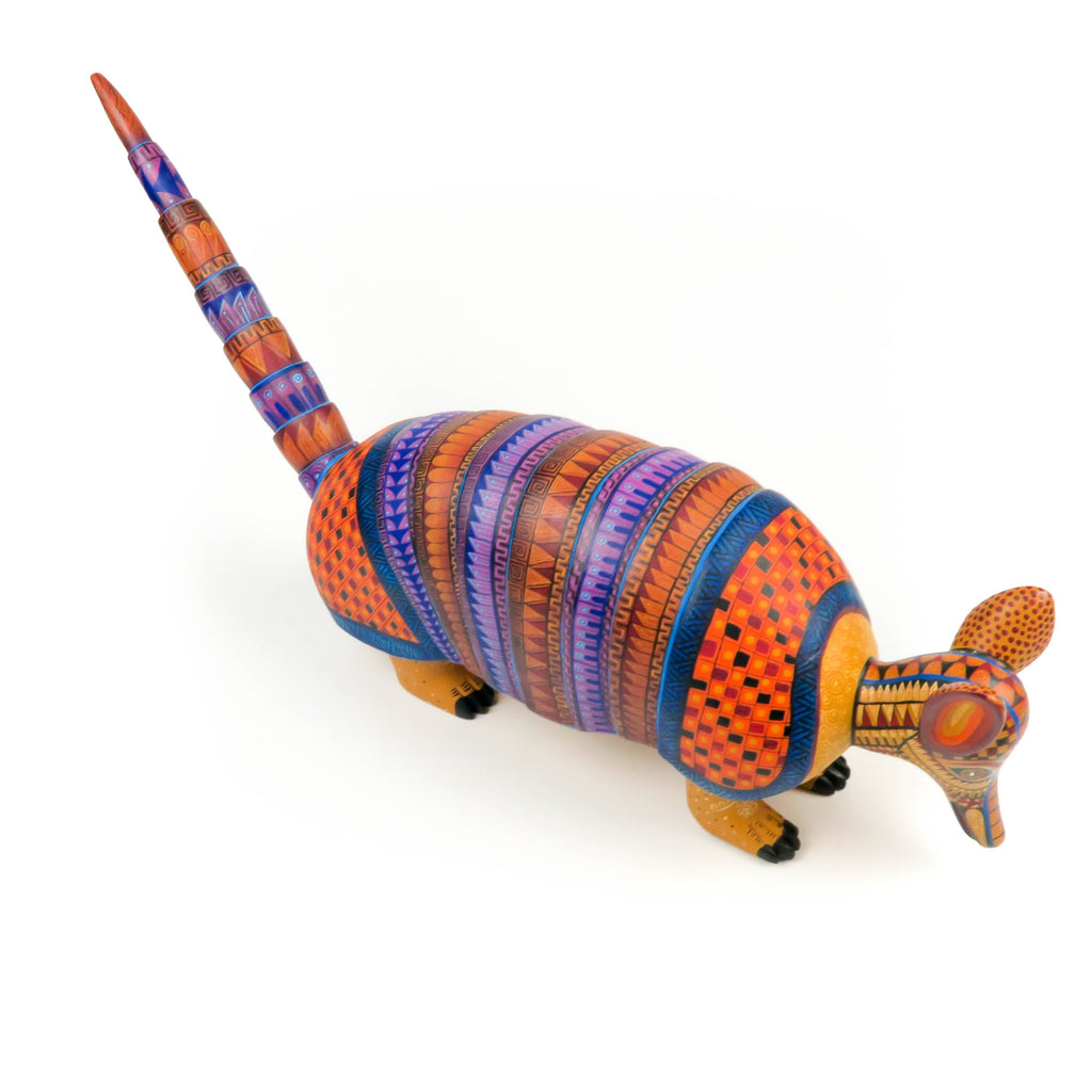 Large Armadillo - Oaxacan Alebrije Wood Carving