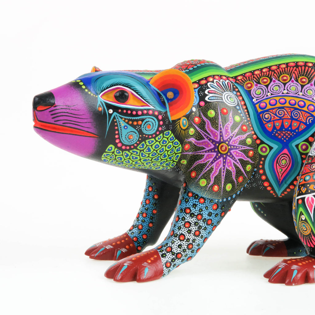 Large Badger - Oaxacan Alebrije Wood Carving – VivaMexico.com