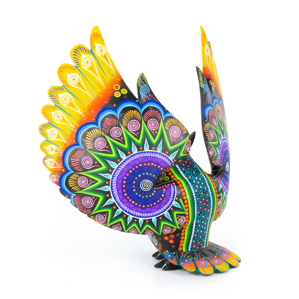 Large Black Owl - Oaxacan Alebrije Wood Carving – VivaMexico.com