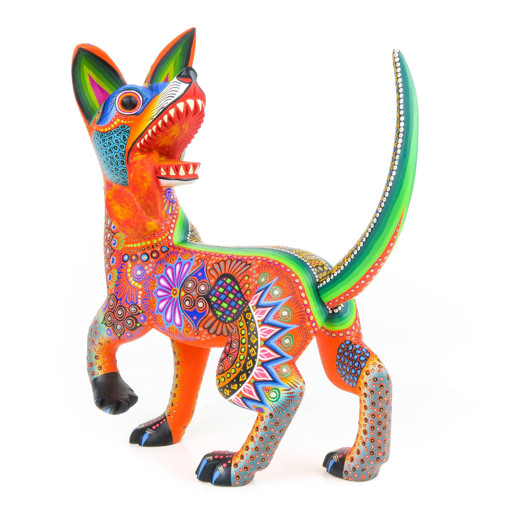 Large Dante Dog - Oaxacan Alebrije Wood Carving – VivaMexico.com