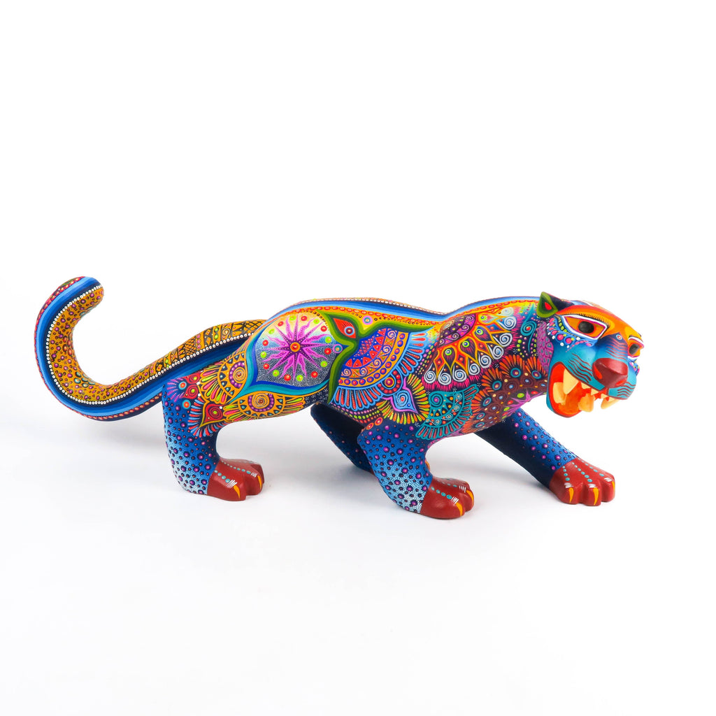 Black Jaguar - Oaxacan Alebrije Wood Carving www.VivaMexico.com