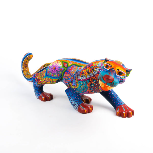 Black Jaguar - Oaxacan Alebrije Wood Carving www.VivaMexico.com