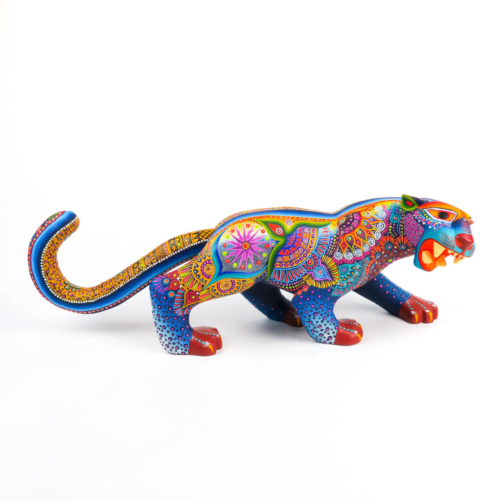 Black Jaguar - Oaxacan Alebrije Wood Carving – VivaMexico.com