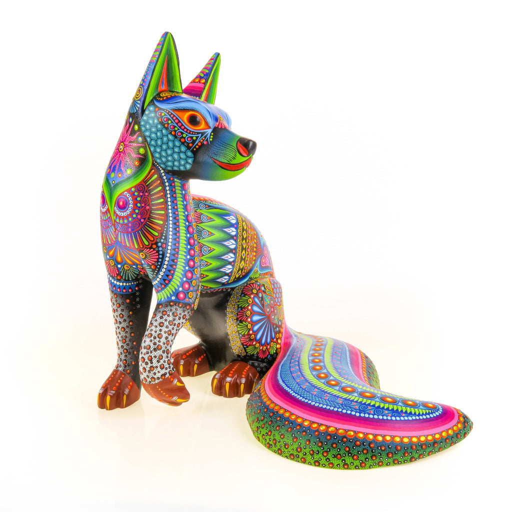 Large Masterpiece Coyote - Oaxacan Alebrije Wood Carving – VivaMexico ...