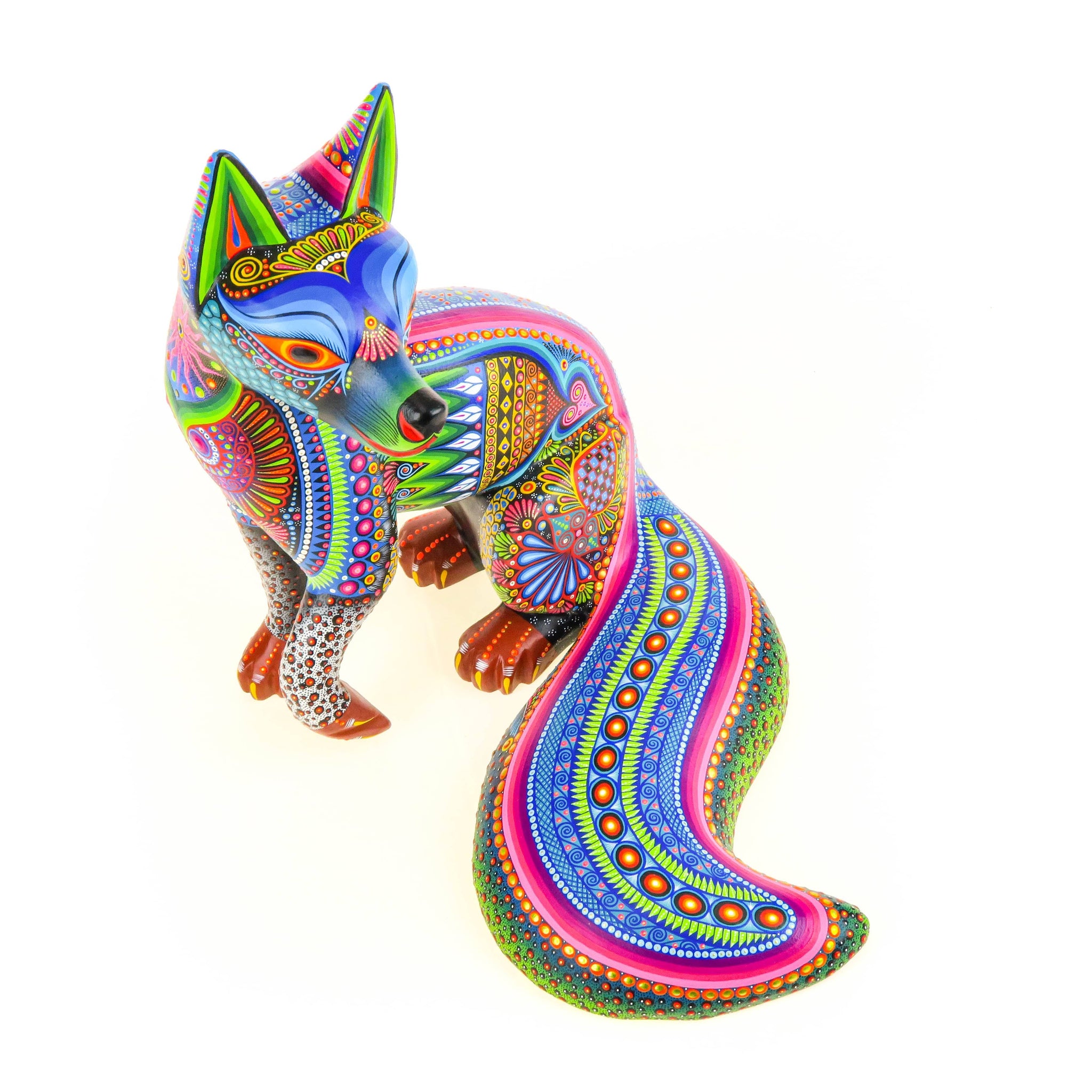 Large Masterpiece Coyote - Oaxacan Alebrije Wood Carving – VivaMexico ...