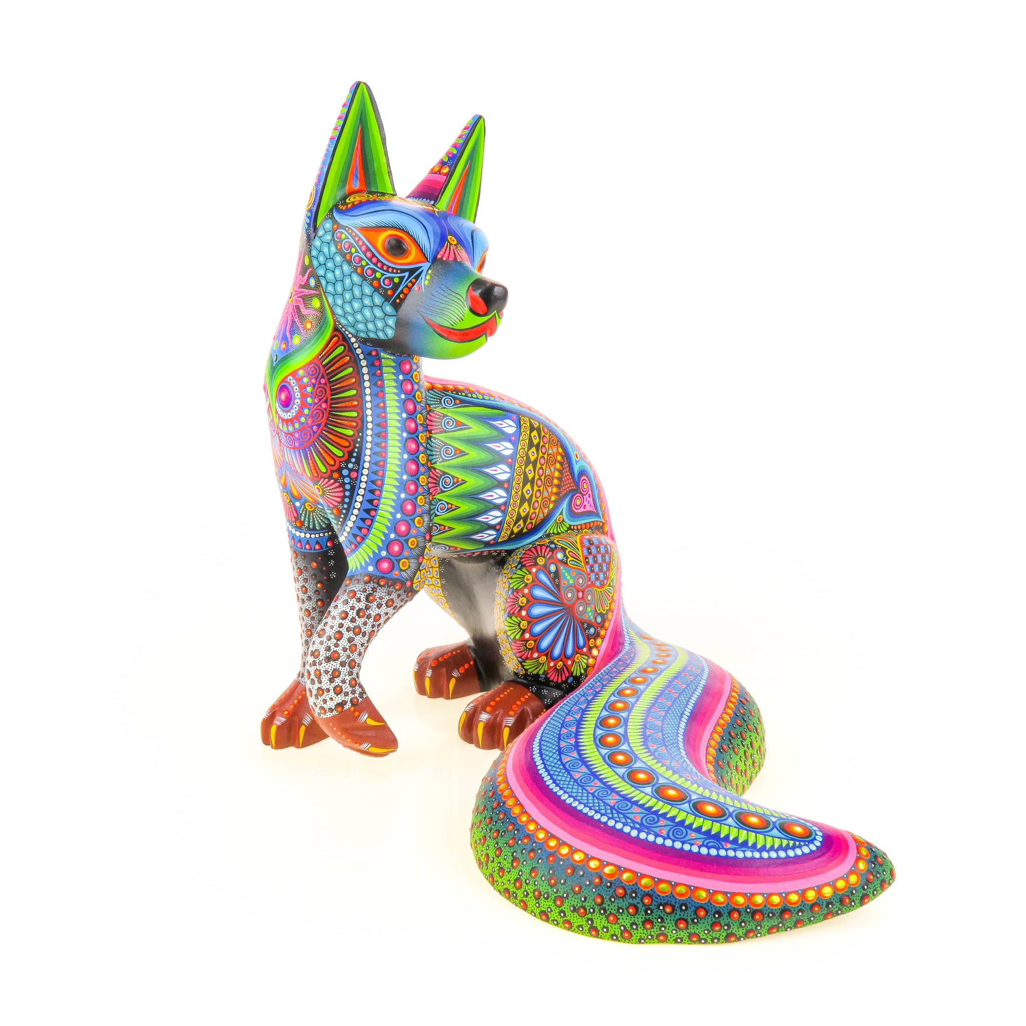 Large Masterpiece Coyote - Oaxacan Alebrije Wood Carving – VivaMexico ...