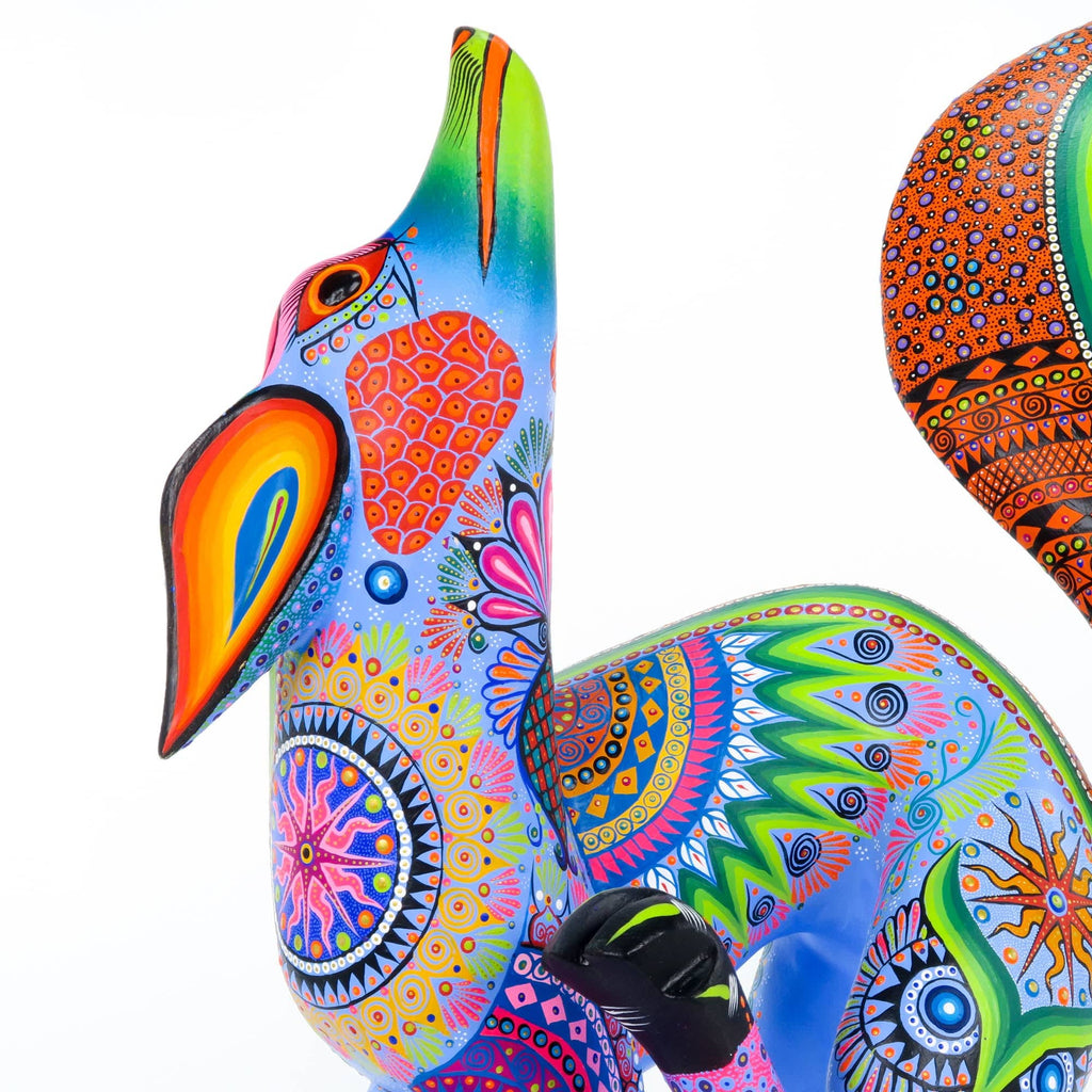 Large Masterpiece Coyote - Oaxacan Alebrije Wood Carving