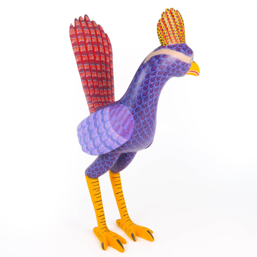 Large Roadrunner Bird - Oaxacan Alebrije Wood Carving – VivaMexico