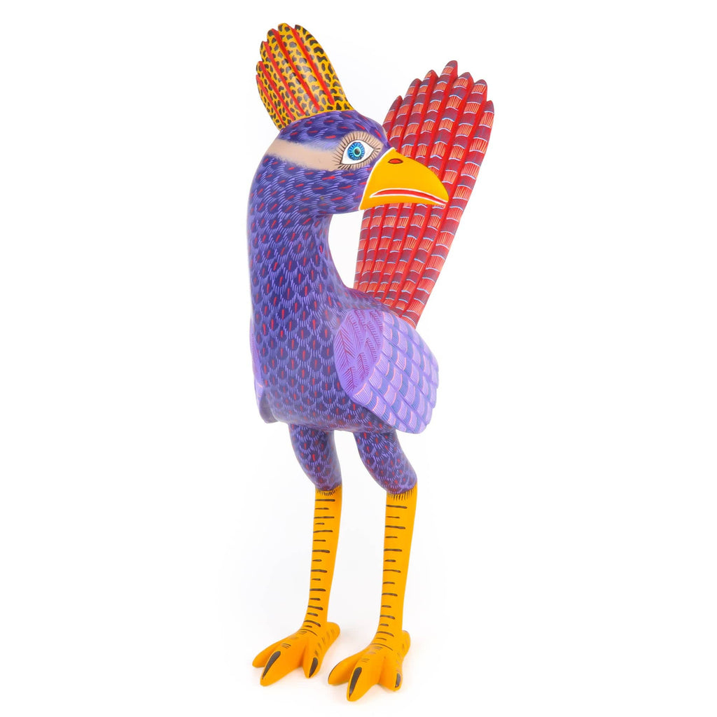 Large Roadrunner Bird - Oaxacan Alebrije Wood Carving – VivaMexico