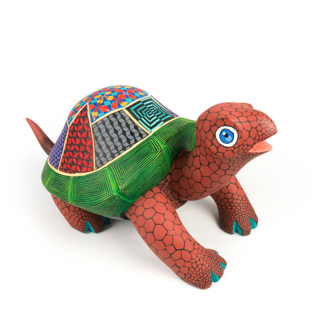 Large Turtle - Oaxacan Alebrije Wood Carving – VivaMexico.com