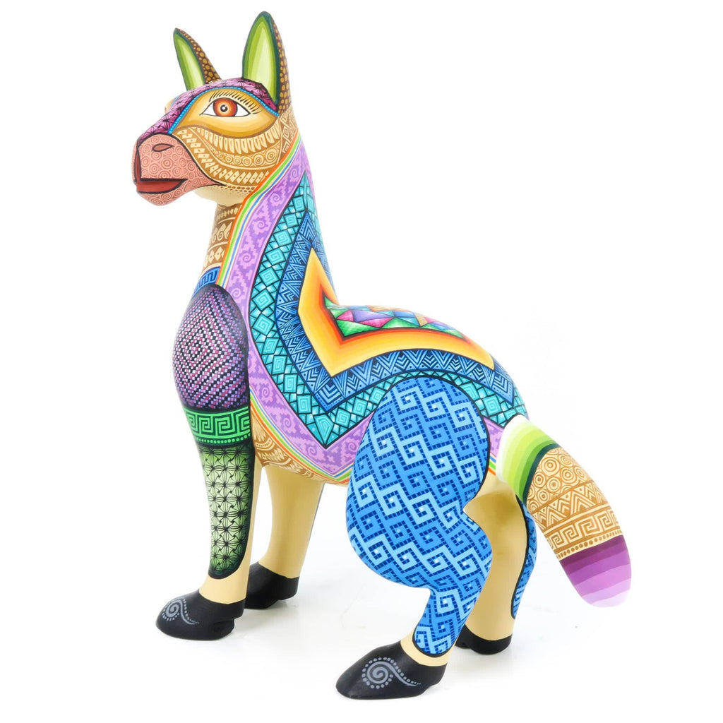 Llama - Oaxacan Alebrije Wood Carving – VivaMexico.com - Mexican Art