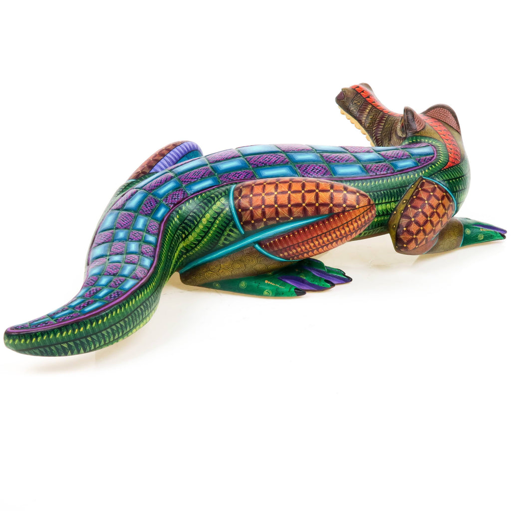 Magnificent Crocodile - Oaxacan Alebrije Wood Carving – VivaMexico.com ...